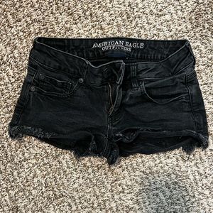 American Eagle super short jean shorts